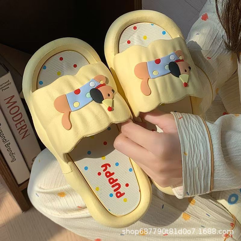 Women'S Shoes Hush Puppies - Kadınlar için Karikatür Hot Dog Terlikleri