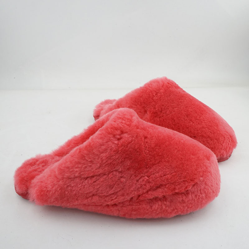 Women Shoes For Winter - 100% gerçek yün doğal kürk ev