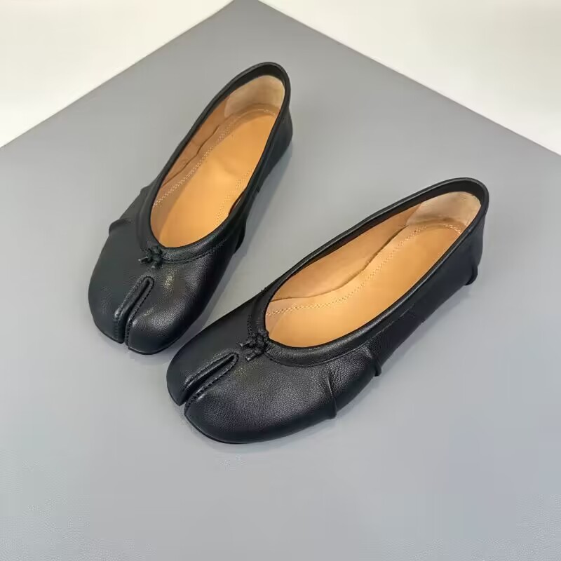 Loafer Flat Women - YENİ Parmak Arası Düz Ayakkabılar Kadın