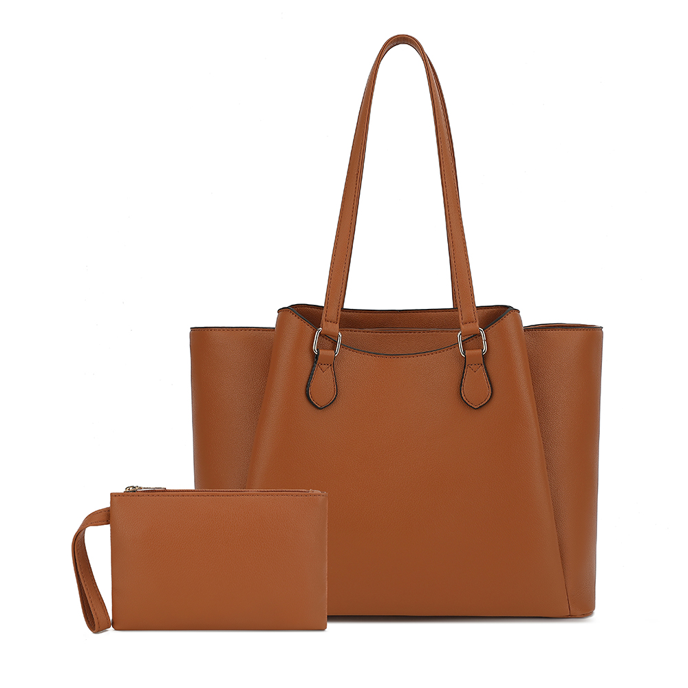 Women Shoes Zipper - Kadınlar için Tote Çanta, Büyük PU