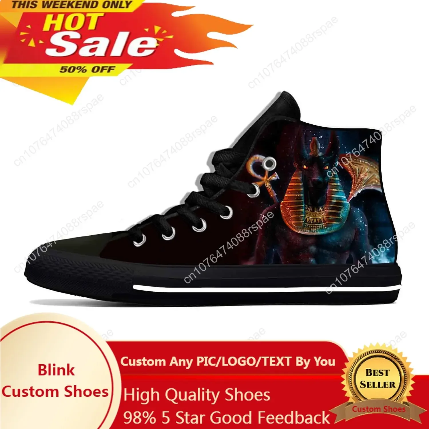 Women Shoes Egypt - Anubis Antik Mısır Mısır Tanrısı Komik