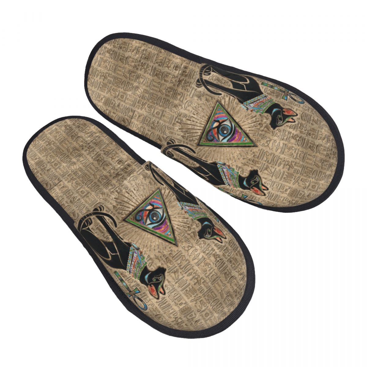 Women Shoes Egypt - Özel Mısır Kedileri ve Horus'un Gözü