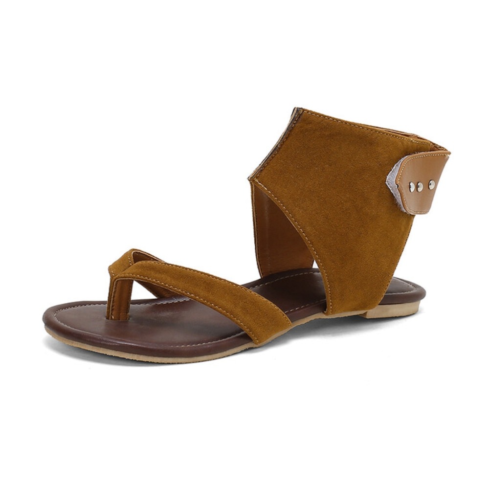 Thong Flat Sandal - Kadın Büyük Beden 35-48 Parmak Arası