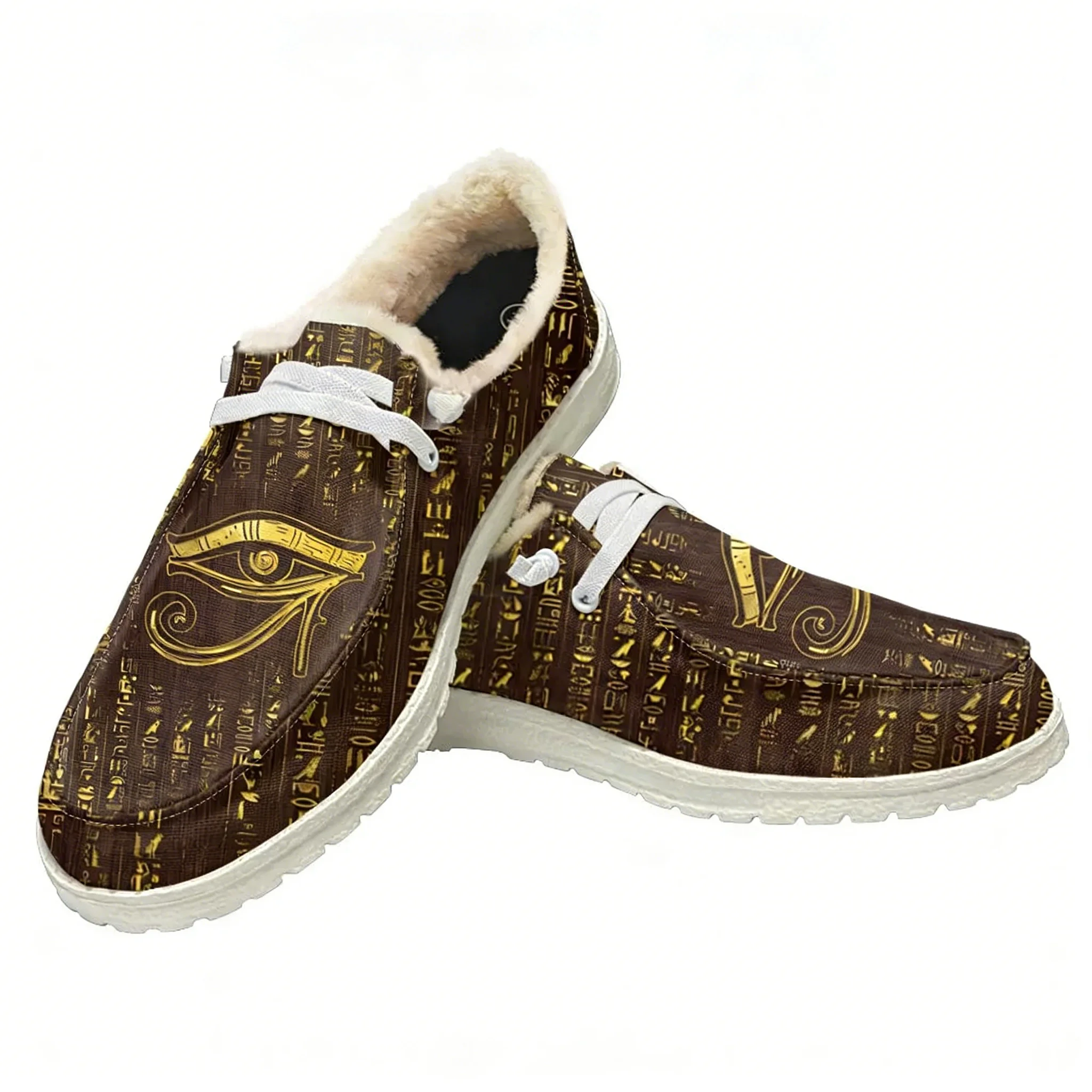 Women Shoes Egypt - Mısır Gözü Horus Mısır Tanrısı Peluş