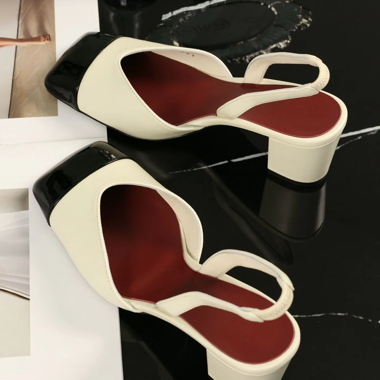 Kadınlar İçin İki Tonlu Krem S - Women Shoes Black incelemesi ve fiyatı