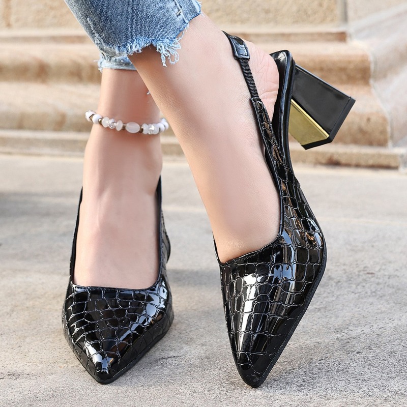 Yazlık Yüksek Topuklu Sandalet - Women Shoes Black incelemesi ve fiyatı