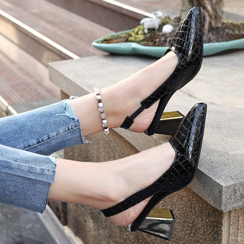 Yazlık Yüksek Topuklu Sandalet - Women Shoes Black incelemesi ve fiyatı
