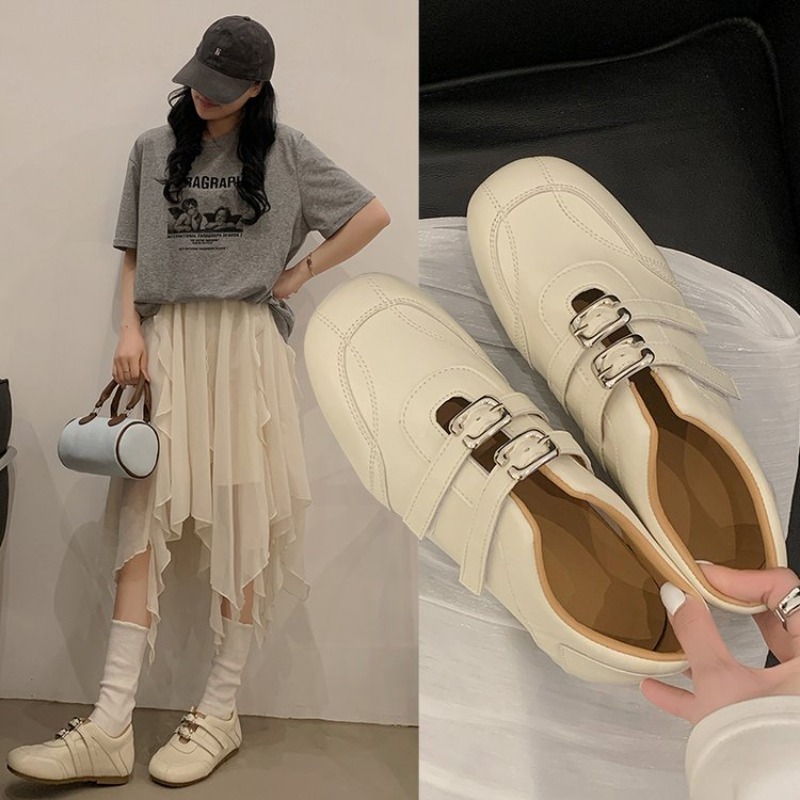 Moda Kadın Yuvarlak Burun Çift - Loafer Flat Women incelemesi ve fiyatı