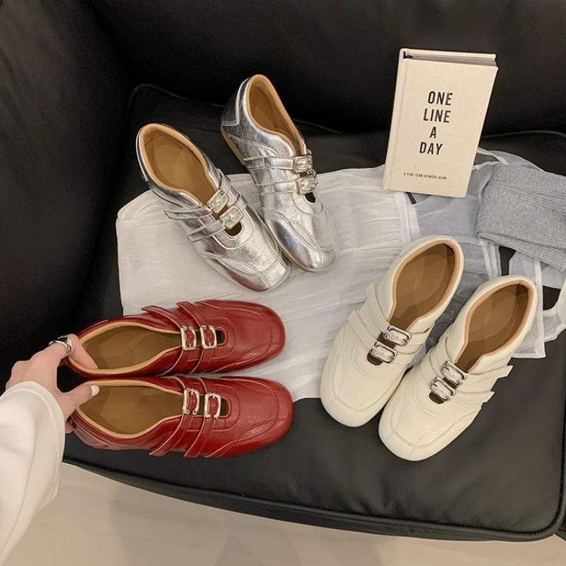 Moda Kadın Yuvarlak Burun Çift - Loafer Flat Women incelemesi ve fiyatı