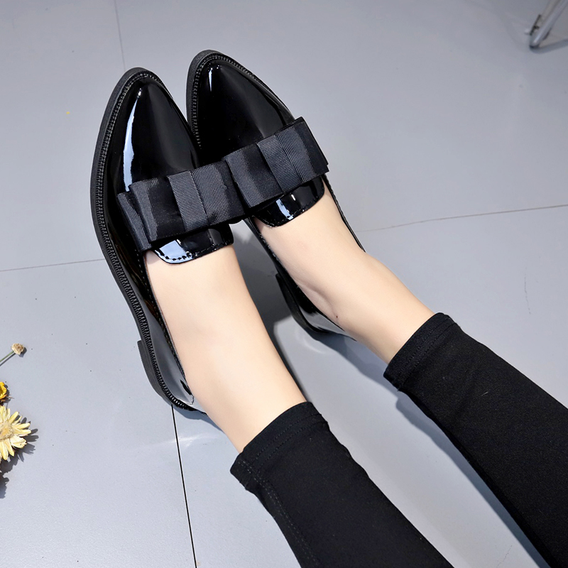 Siyah/Şarap Kırmızısı Rugan De - Women Shoes Black incelemesi ve fiyatı