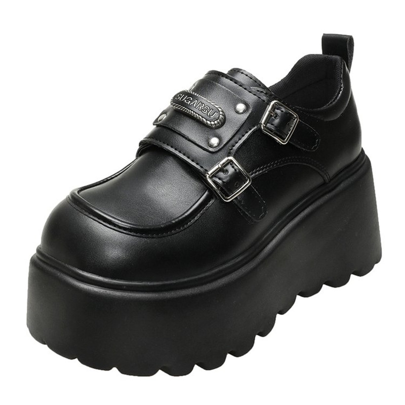 8 cm Lüks kadın Kilit Tokası K - Women'S Shoes Loafers Black incelemesi ve fiyatı