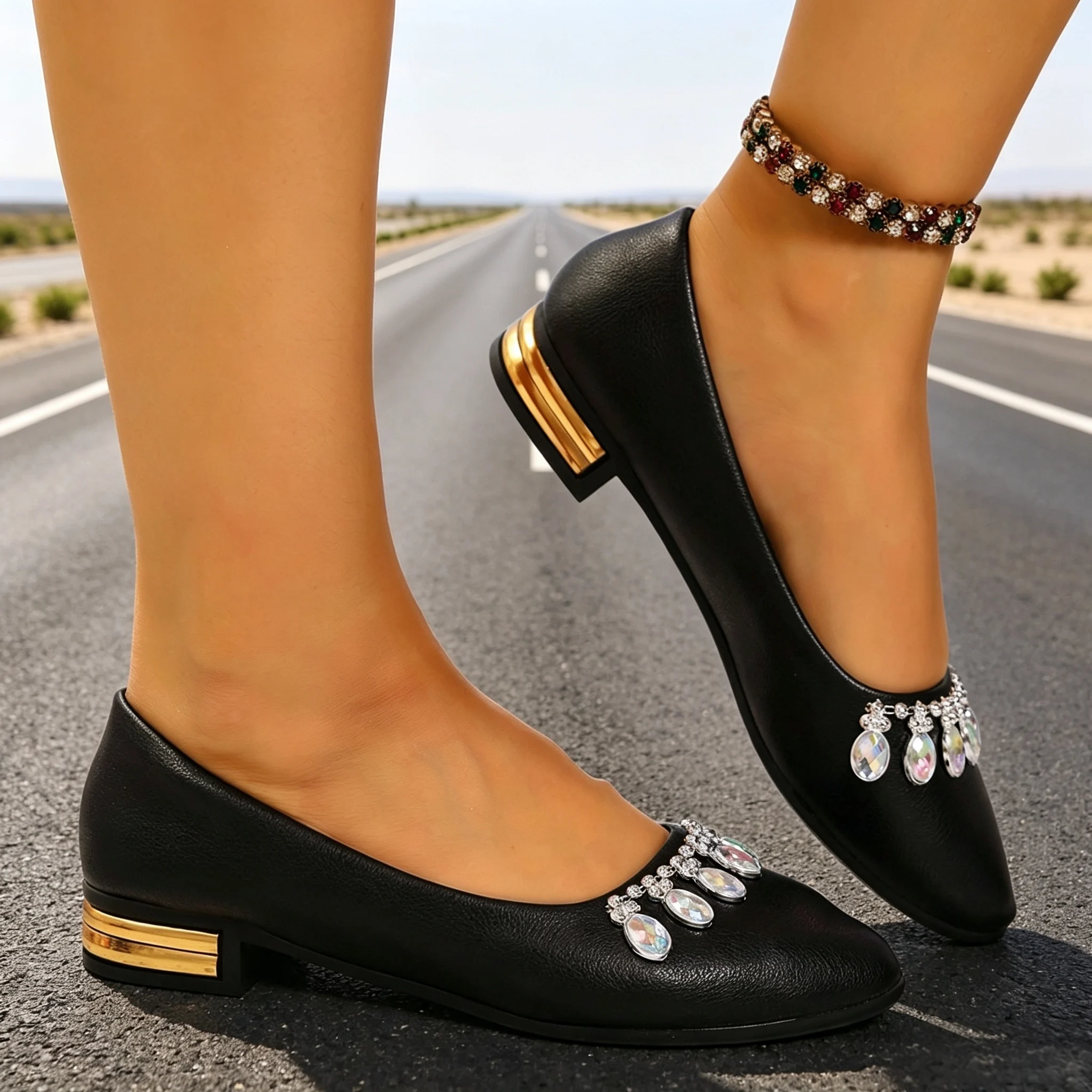 Kadın Düz Ayakkabılar Sivri Bu - Loafer Flat Women incelemesi ve fiyatı