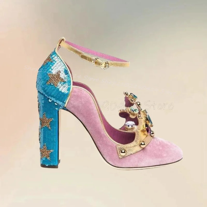 Mahkeme Tarzı Kristal Taç Tasa - Court Heel Pointed incelemesi ve fiyatı