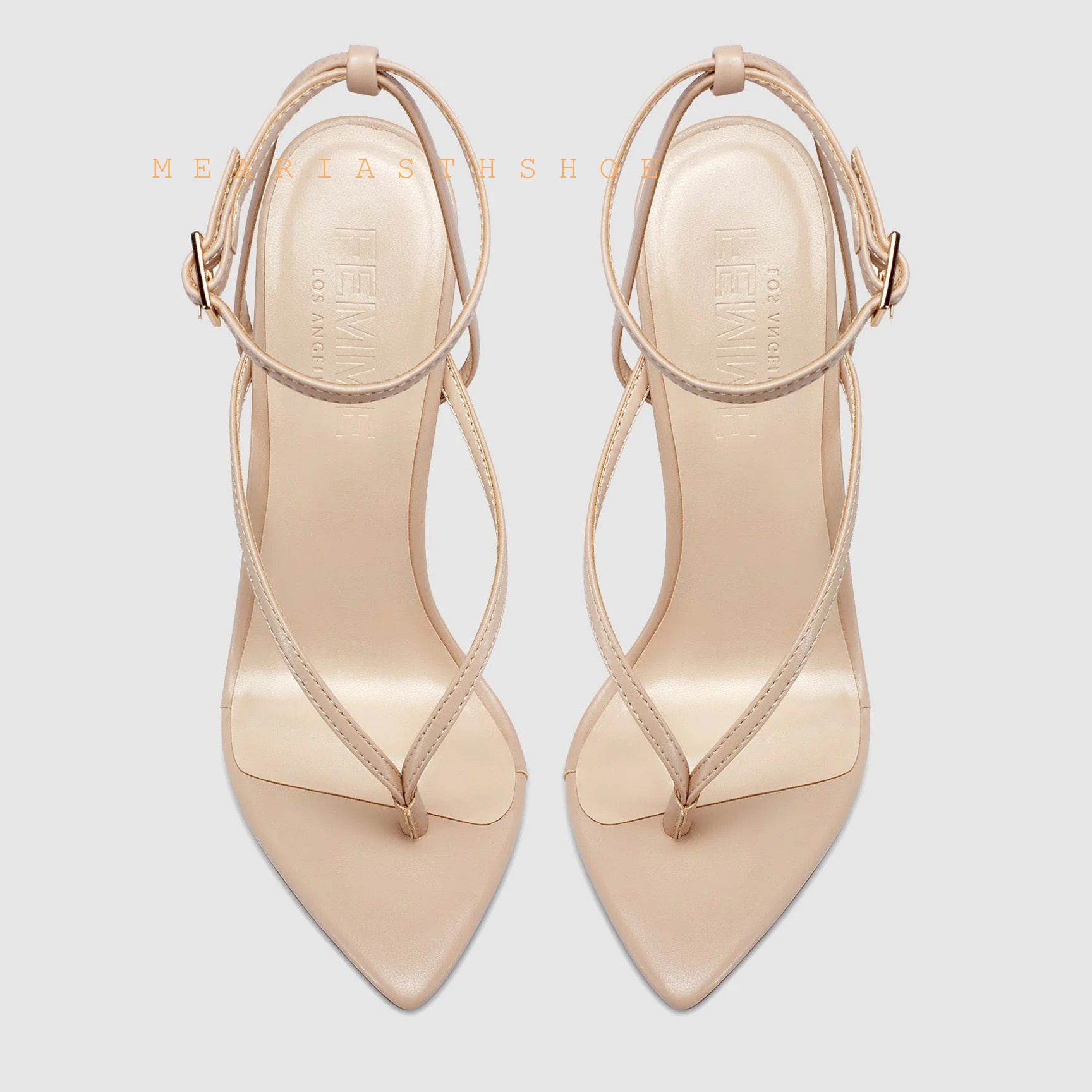 Bej Siyah Çapraz Askılı Parmak - Thong Flat Sandal incelemesi ve fiyatı
