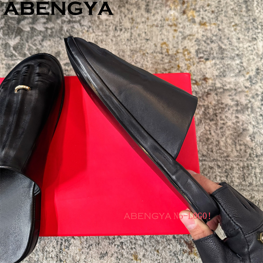 Siyah Hakiki Deri Kapalı Burun - Women'S Shoes Loafers Black incelemesi ve fiyatı