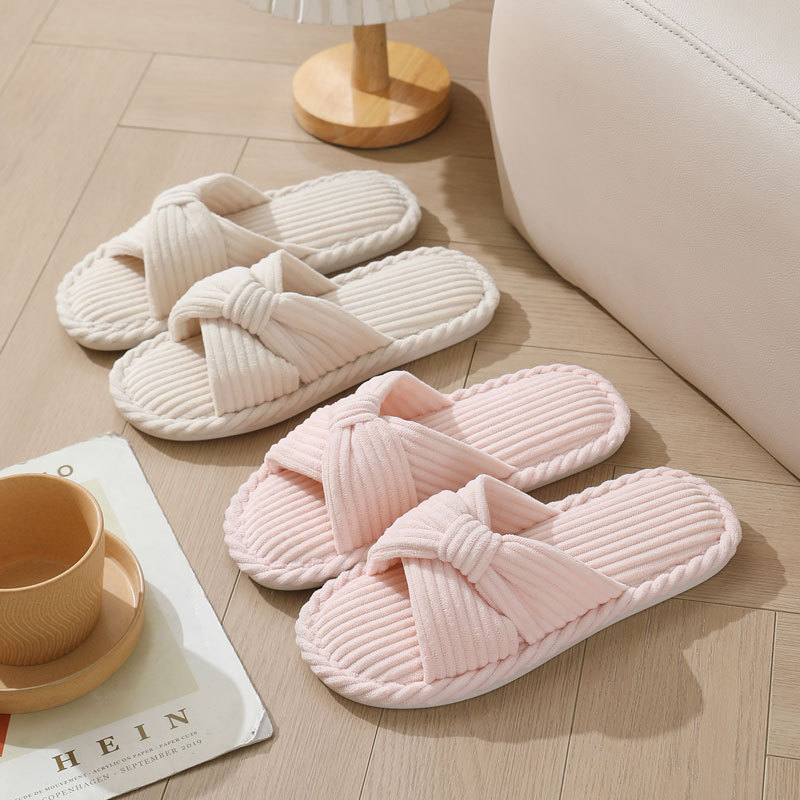 Kadife çapraz kayış ev terlik  - Women Shoes For Winter incelemesi ve fiyatı