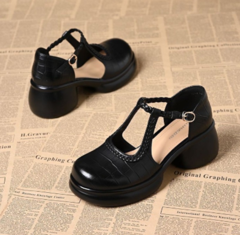 Kadın Siyah Timsah Desenli Mar - Women Shoes Black incelemesi ve fiyatı
