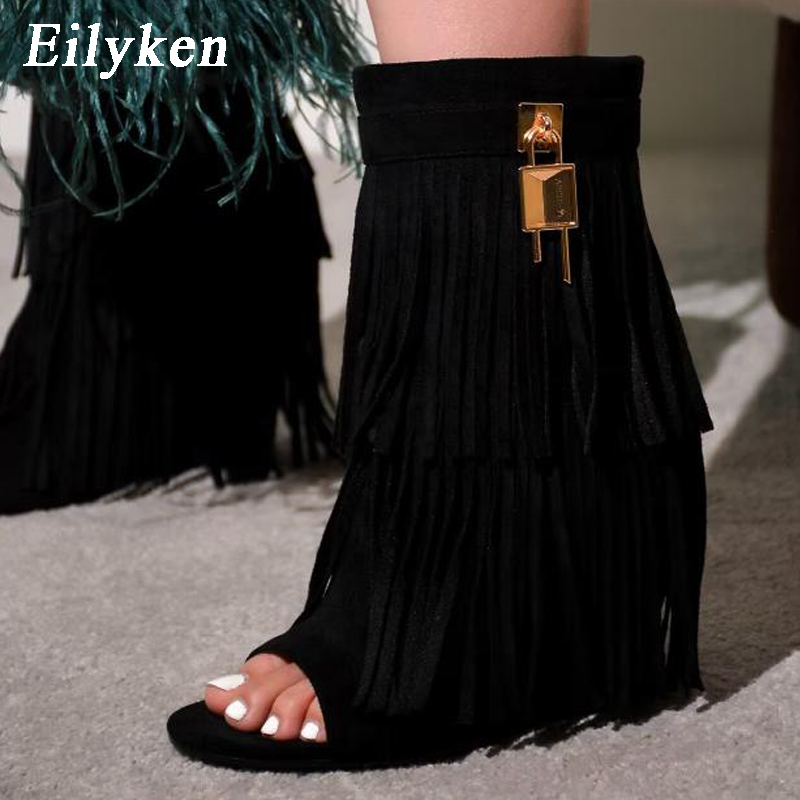 Eilyken Tasarımcı Saçaklı Tako - Women Shoes Zipper incelemesi ve fiyatı